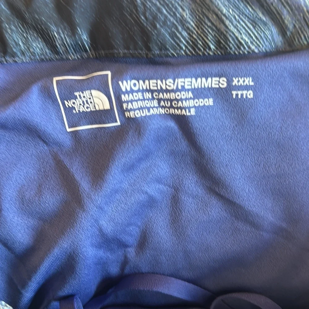 NWT The North Face Blue Patterned Tie Dye Athletic Shorts Zipper Pockets XXXL - Picture 6 of 6